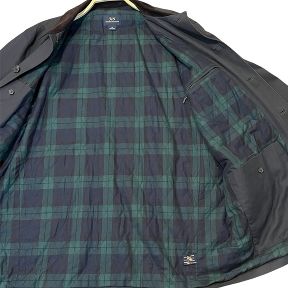 Vintage Brooks Brother 346 Men's Chore Jacket Corduroy Collar Plaid Lining XL - Picture 5 of 10